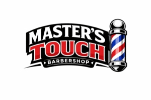 Official logo of Master’s Touch Barbershop, a Black-owned barbershop in Chesapeake, Virginia, serving the community with precision cuts and legacy since 2002.